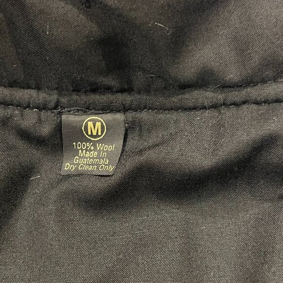 Guatemala Wool Zip Vest, Pockets, Brown, M - Picture 3 of 8